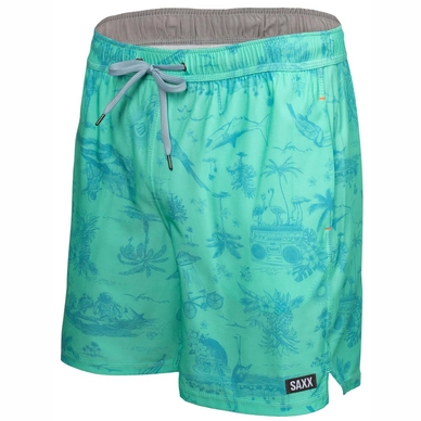Badehose Saxx Oh Buoy 2N1 Volley 7 Fiji Astro Surf And Turf Herren