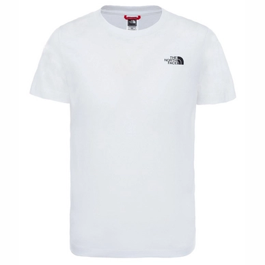 T-Shirt The North Face S/S Simple Dome Tee TNF White TNF Black Jugendliche
