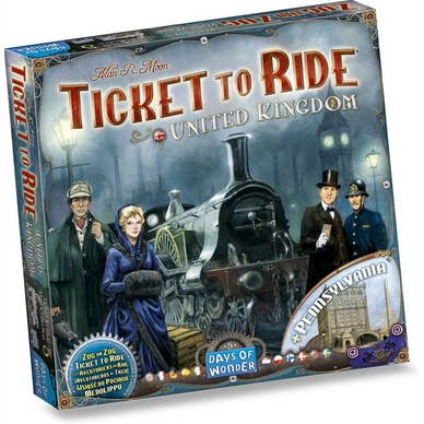 Bordspel Ticket to Ride: UK/Pennsylvania - Uitbreiding