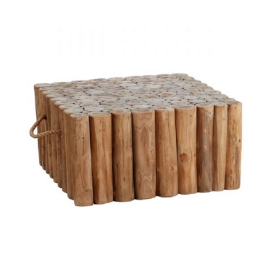 Bijzettafel Applebee Twiggy Coffee Table Natural 70 x 70 cm