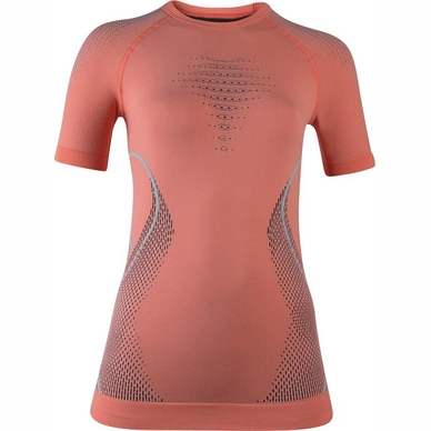 Ondershirt Uyn Women Evolutyon S/S Coral Anthracite Aqua