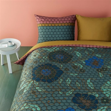 Dekbedovertrek Oilily Shaded Garden Green Satijn