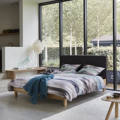 Housse de Couette Essenza Vance Aqua Satin de Coton