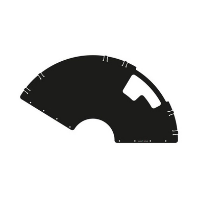 Jasbeschermer Veilige Voetjes 26 Inch Zwart (set van 2)