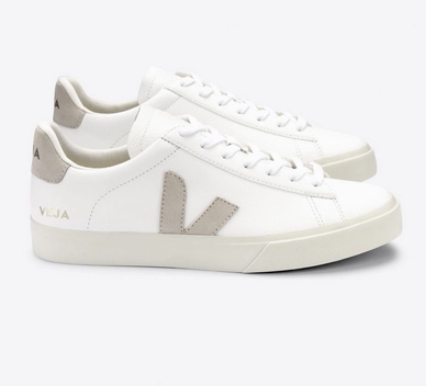 1---Veja Women Campo Chromefree Leather Extra White Natural Suede