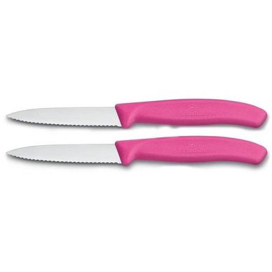 Vegetable Knife Victorinox Swiss Classic Serrated Pink (2 pc)