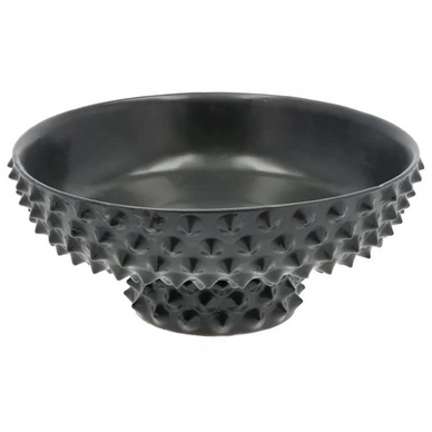 Kom Villa Collection Stoneware Matte Black 28 x 28 cm