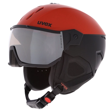 Casque de Ski Uvex Instinct Visor Fierce Red Black Mat