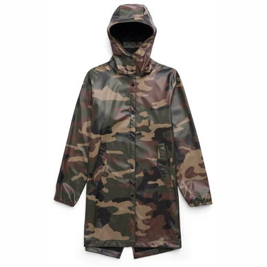 Jas Herschel Supply Co. Women's Rainwear Fishtail Parka Woodland Camo