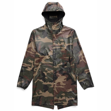 Jas Herschel Supply Co. Men's Rainwear Fishtail Parka Woodland Camo