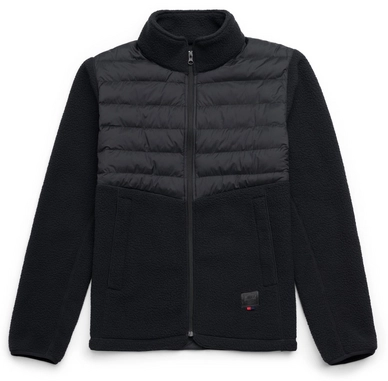 Vest Herschel Supply Co. Men's Guide Fleece Hybrid Sherpa Full Zip Black