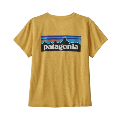 T-Shirt Patagonia Women P6 Logo Responsibili Tee Surfboard Yellow '23