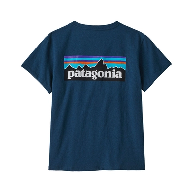 T-Shirt Patagonia Women P6 Logo Responsibili Tee Tidepool Blue '23