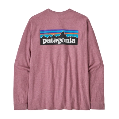 T-Shirt Patagonia Man P6 Logo Responsibili Tee Evening Mauve