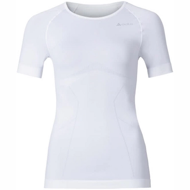 Maillot de Corps Odlo Womens S/S Crew Neck Evolution Light Lo White