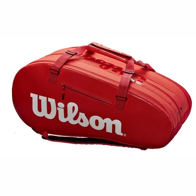 Tennistasche Wilson Super Tour 3 Compartment Red