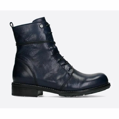Boots Wolky Women Murray XW Velvet Leather Blue