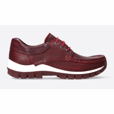Veterschoen Wolky Women Fly Winter Oiled Nubuck Dark-Red