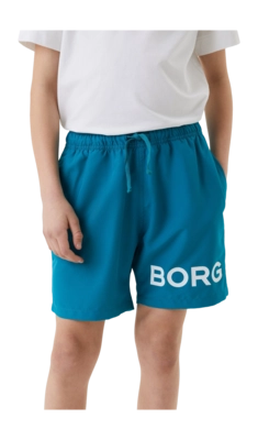 Badehose Björn Borg Borg Swim Shorts Kids Crystal Teal