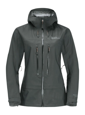 Jacke Jack Wolfskin Kammweg 3L Damen Slate Green