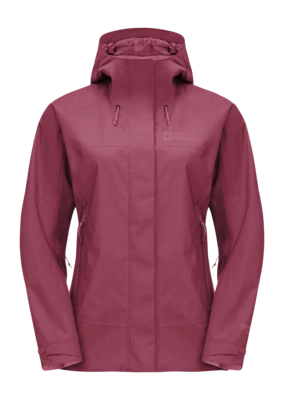 Jacke Jack Wolfskin Kammweg 2L Damen Sangria Red