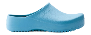 Sabots Birkenstock Femmes Super-Birki Polyuréthane Bleu Ciel Léger Régulier