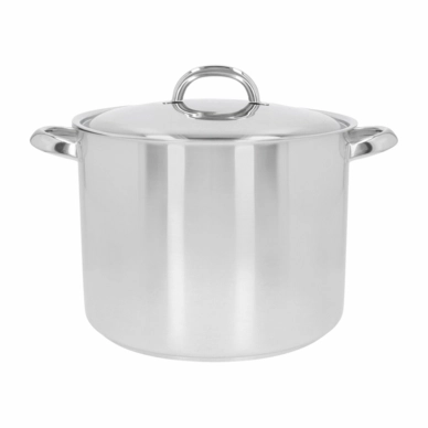 Demeyere 41518 – Coperchio Per Pentola In Acciaio Inox Argento – Costruzione 7 Strati, Maniglie Saldate, Facile Da Pulire – Prodotto In Belgio