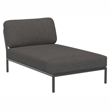 Loungeset Module Houe Level Chaiselong Frame Dark Grey Cushion Dark grey