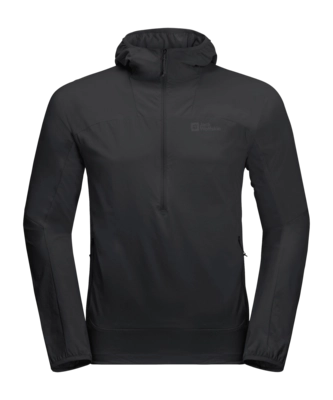 Jacke Jack Wolfskin Prelight Overhead Herren Black