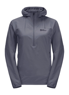 Jacke Jack Wolfskin Prelight Overhead Damen Dolphin