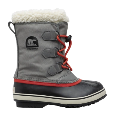 Snow Boots Sorel Youth Yoot Pac Nylon Quarry Sail Red