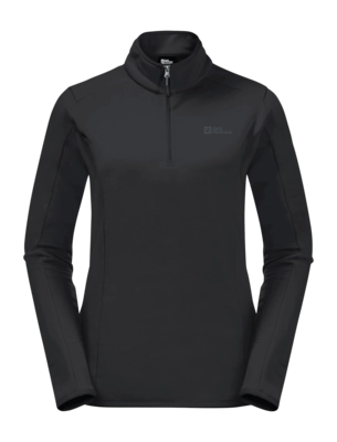 Pullover Jack Wolfskin Baiselberg Halbzip Women Black
