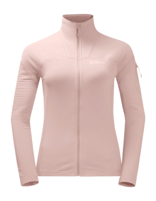 Sweatjacke Jack Wolfskin Prelight Full Zip Damen Rose Smoke