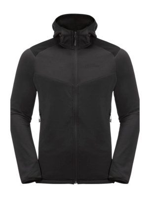Gilet Jack Wolfskin Homme Kolbenberg Hooded Full Zip Phantom