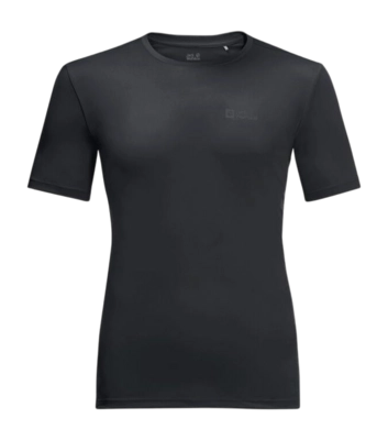 T-Shirt Jack Wolfskin Tech T Herren Black