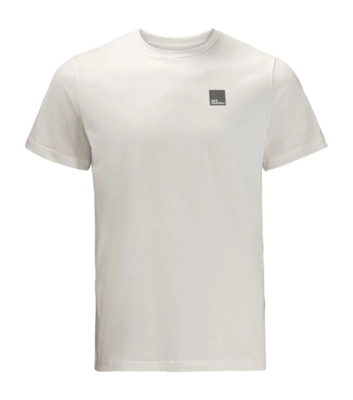 T-Shirt Jack Wolfskin Men Bike Commute T Silver Cloud