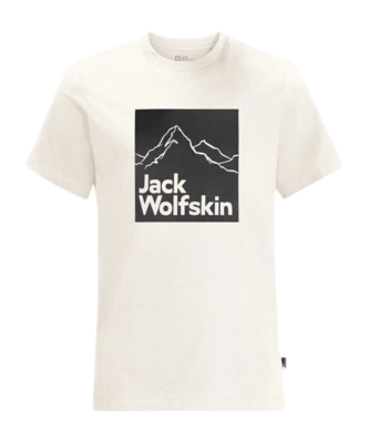 T-shirt Jack Wolfskin Homme Marque T Egret