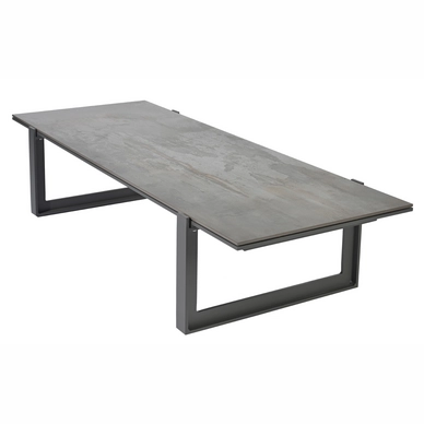 Lage Tafel Borek Faro Alu Antraciet Trilium 160x60x35cm