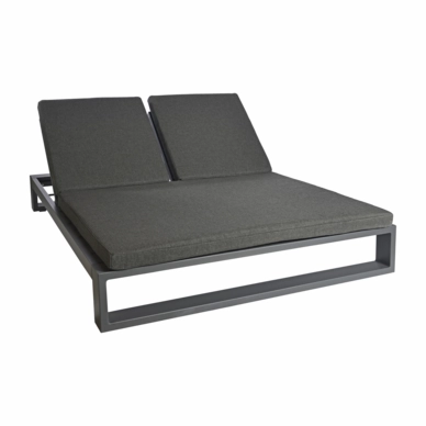 Dubbel Ligbed Borek Vitoria Alu Antraciet / Charcoal
