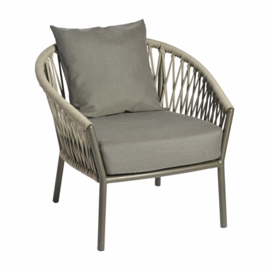 Lage Fauteuil Borek Majinto Slate / Dark Taupe