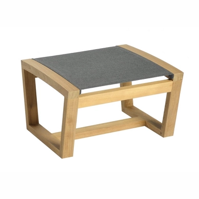 Voetenbank Borek Luxx Teak/Eden Batyline Shadow