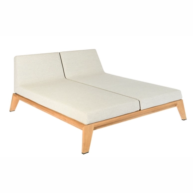 Daybed Borek Hybrid Teak Alu Antraciet / Prato Shell