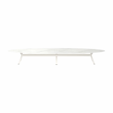 Tuintafel Borek Lexx Alu Chalk + Dekton Rem 620 x 125 x 75 cm