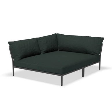 Loungeset Module Houe Level 2 Cozy Corner Left Frame Dark Grey Cushion Alpine