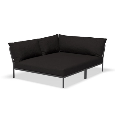 Loungeset Module Houe Level 2 Cozy Corner Left Frame Dark Grey Cushion Char