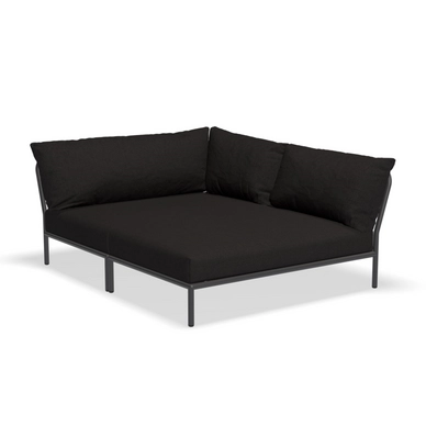 Loungeset Module Houe Level 2 Cozy Corner Right Frame Dark Grey Cushion Char