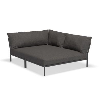 Loungeset Module Houe Level 2 Cozy Corner Right Frame Dark Grey Cushion Dark grey