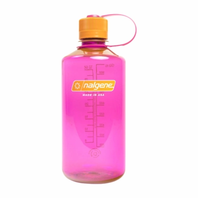 Water Bottle Nalgene Narrow Mouth 1000 ml Flamingo Pink