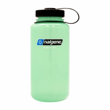 Water Bottle Nalgene Wide Mouth 1000 ml Glow Green