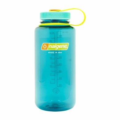 Water Bottle Nalgene Wide Mouth 1000 ml Cerulean